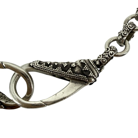 John Hardy Vintage Sterling Silver 18in Link Necklace 925 Rare Collectible - Picture 3 of 9